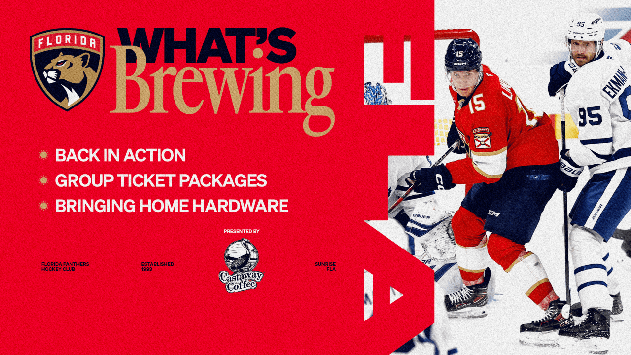 What’s Brewing: Panthers back in action; Group ticket packages