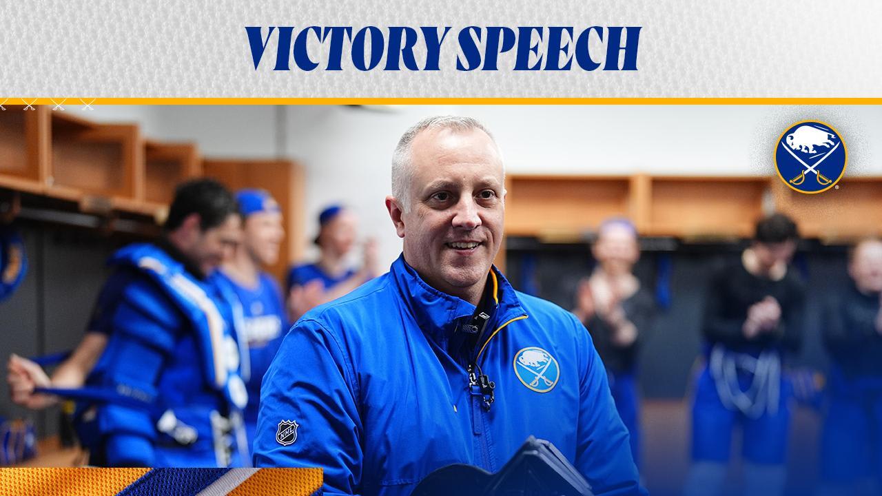 Victory Speech | Buffalo Sabres