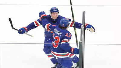 USA Fans Erupt as Minnesota Wild’s Matt Boldy Opens Scoring in Olympic Gold Medal Game