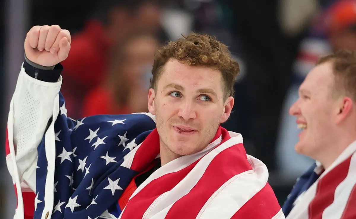 Matthew Tkachuk puts Canada on notice with blunt Team USA comments after winning gold in 2026 Winter Olympics