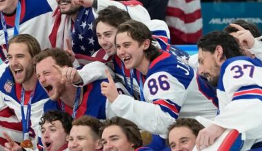 Hughes scores in overtime as US beats Canada for first men's hockey gold at the Olympics since 1980 :: WRAL.com