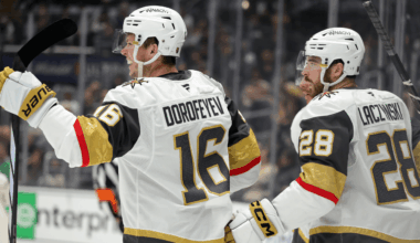 Dorofeyev scores twice, Golden Knights rally to top Kings