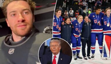 Jeremy Swayman on Trump's joke about US women's team: 'We should've reacted differently'