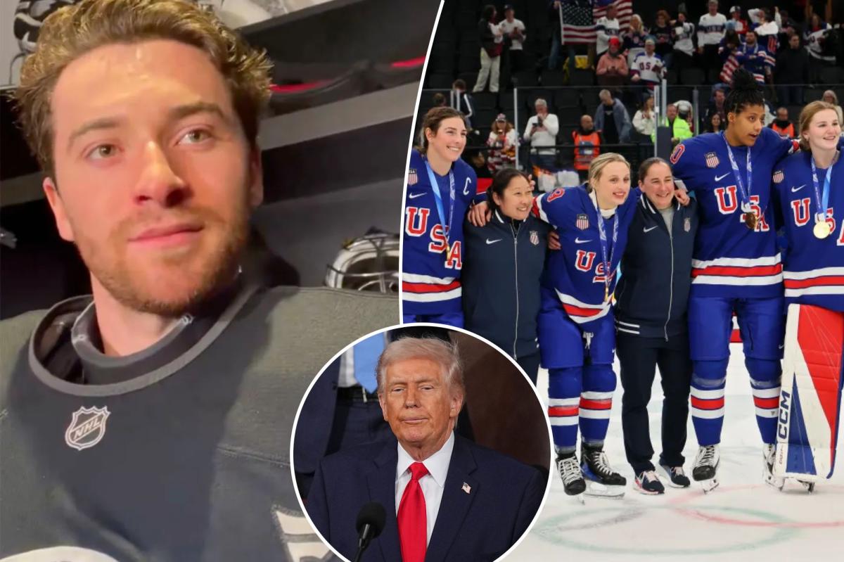 Jeremy Swayman on Trump's joke about US women's team: 'We should've reacted differently'