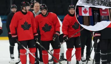 Canada's NHL-studded hockey team bolts Olympic Village for 5-star hotel