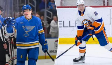 Islanders land Blues forward Matt Luff for Julien Gauthier to aid playoff push