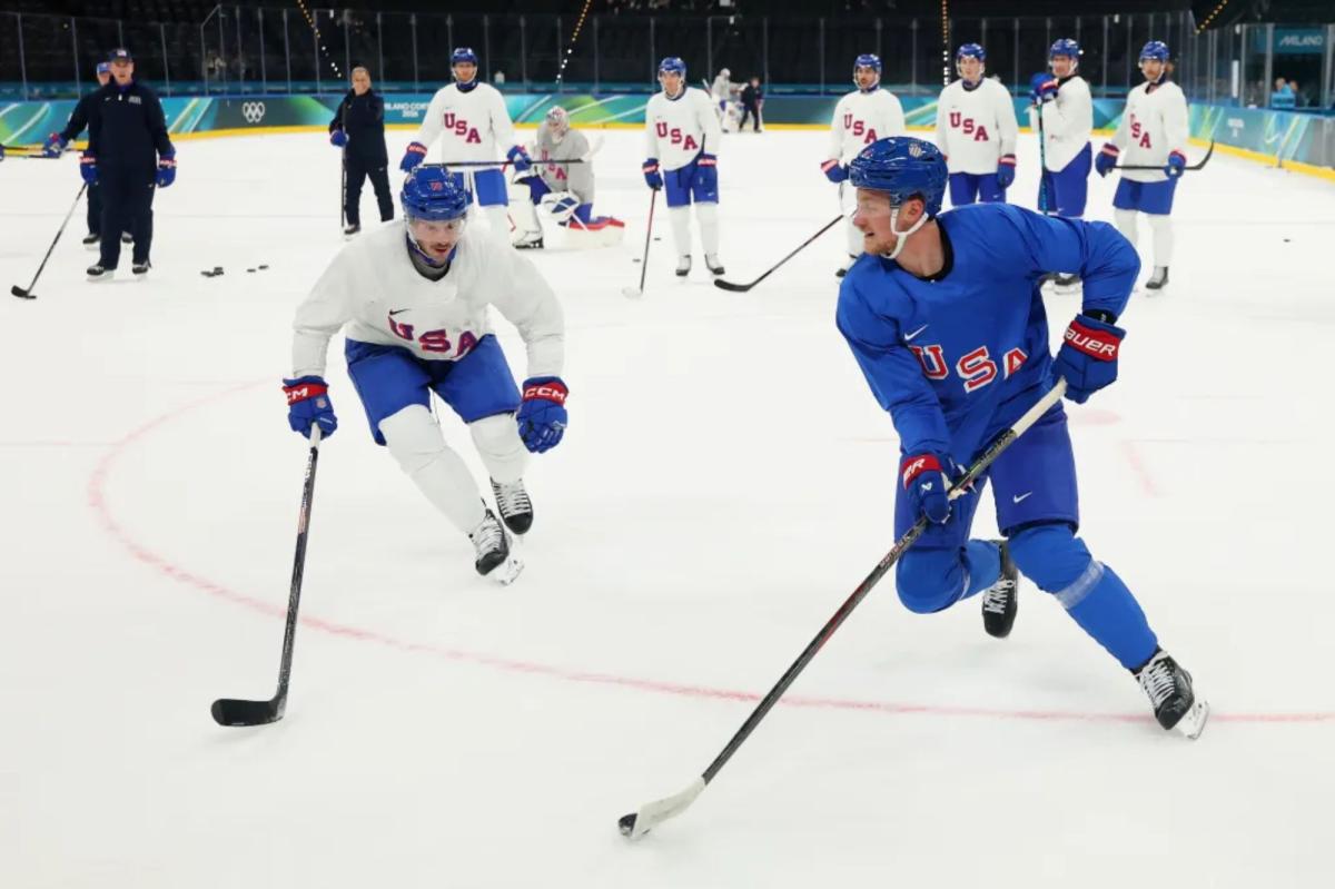 US men's hockey team all-in on Olympic village experience