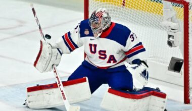 Connor Hellebuyck gives Team USA goalie edge in battle vs. Sweden