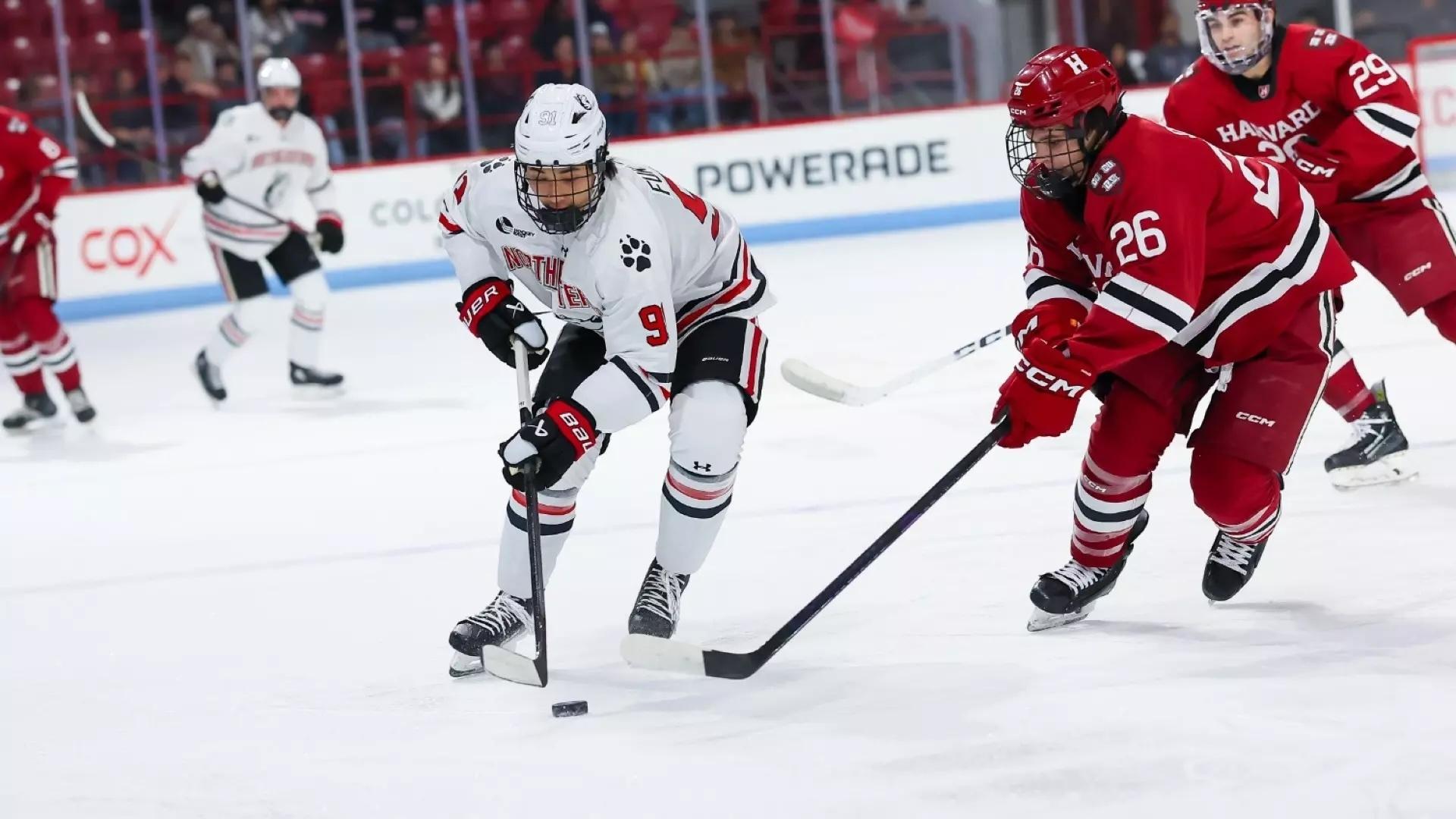 Northeastern vs. Harvard hockey