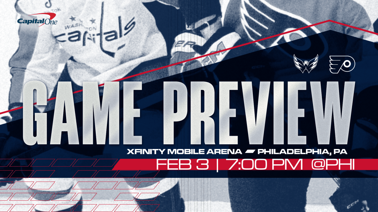 Caps Face Flyers in Philly