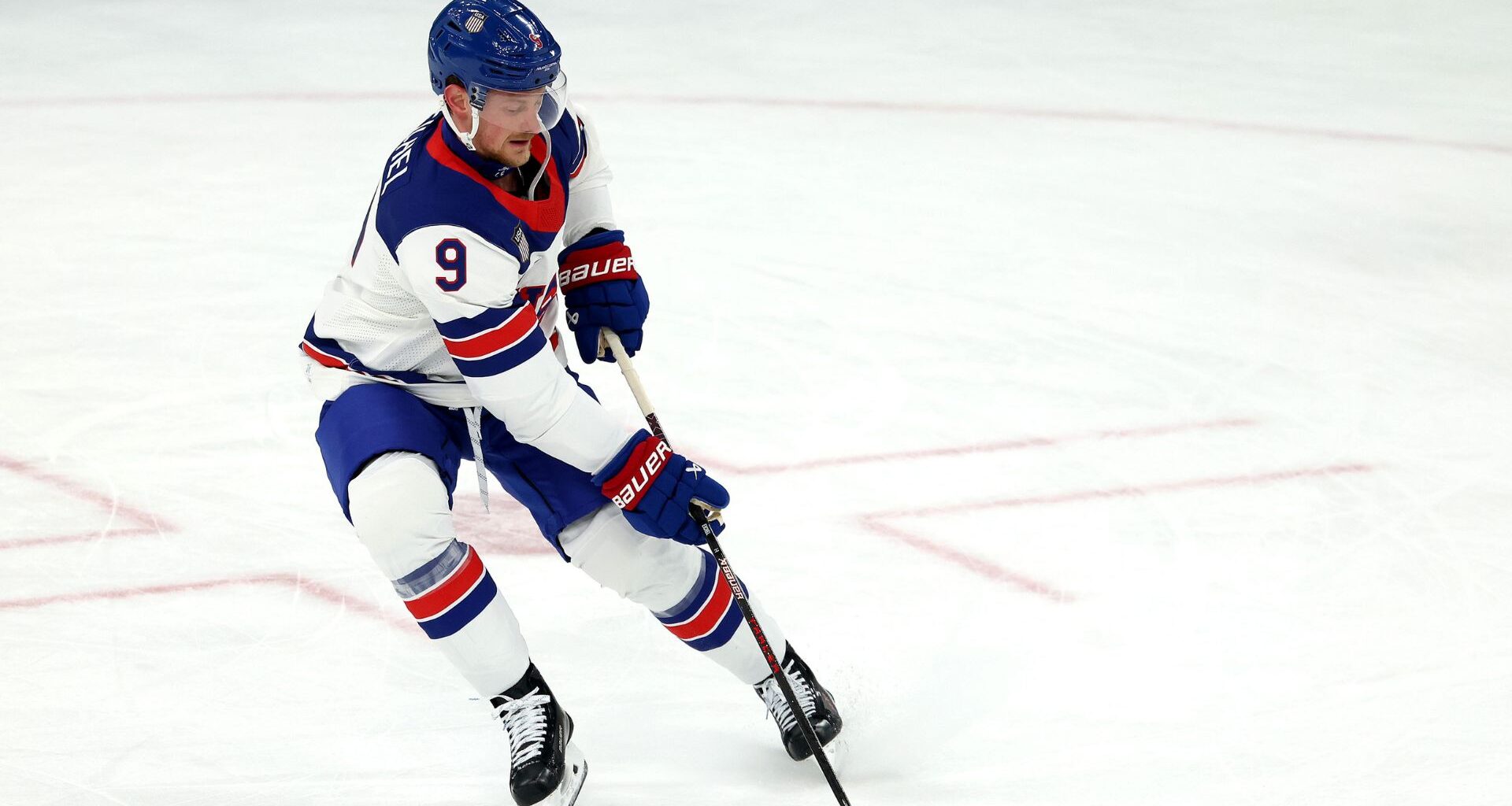 Jack Eichel nets second U.S. goal in nine seconds in semis - NBC Olympics