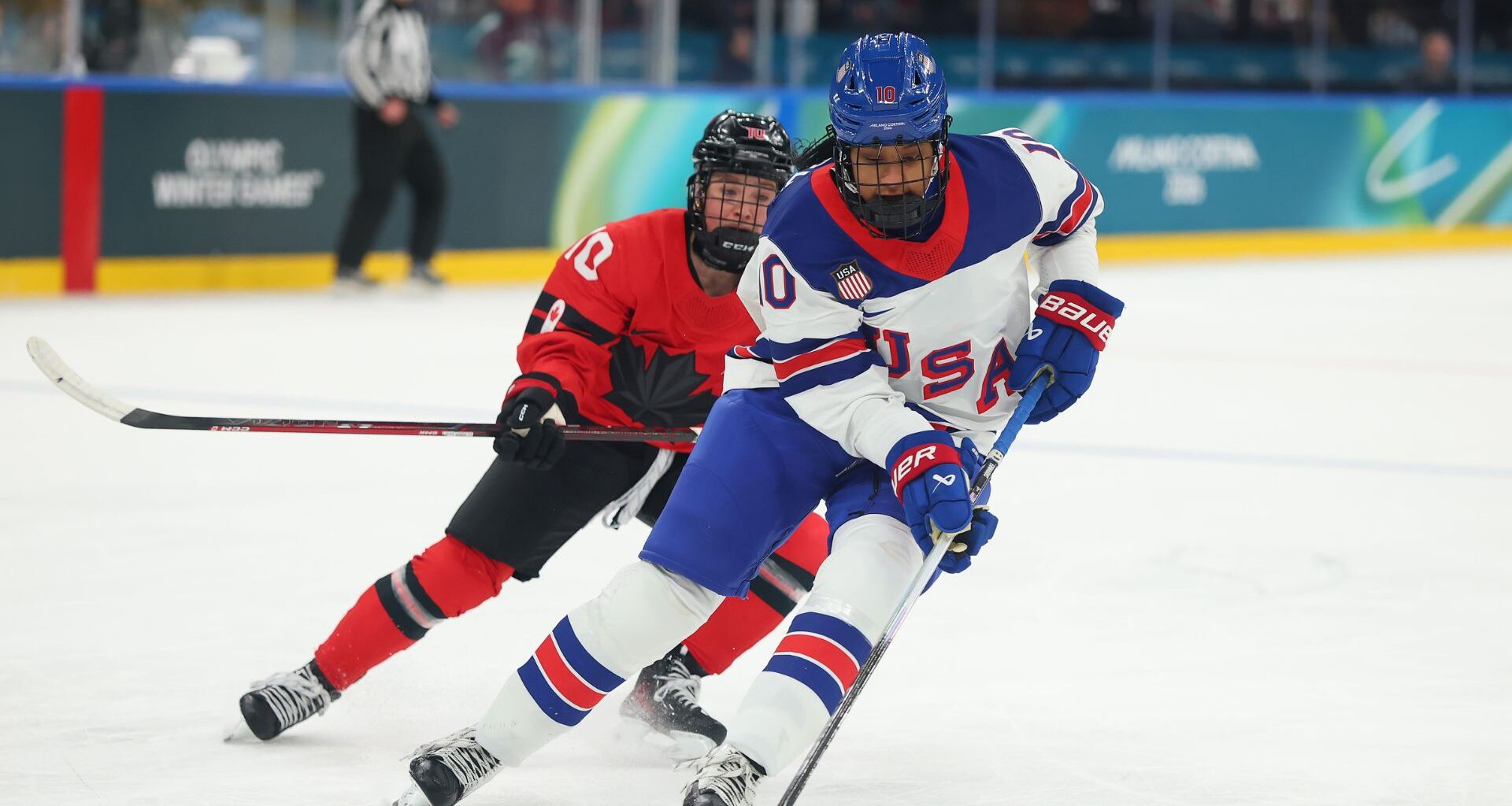 Laila Edwards fires in United States' fifth goal vs. Canada - NBC Olympics