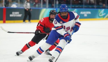 Laila Edwards fires in United States' fifth goal vs. Canada - NBC Olympics