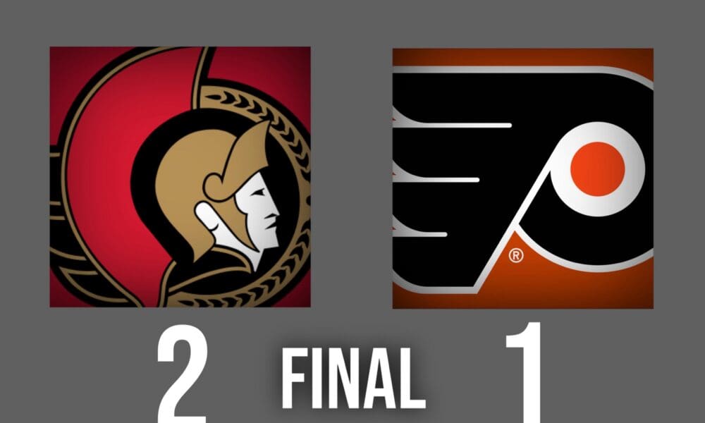 Flyers Can't Complete the OT-Comeback, Lose 2-1 vs Senators