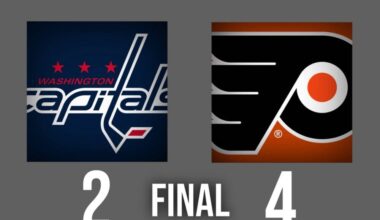 Drysdale's Power-Play Goal Lifts Flyers to 4-2 Win vs. Capitals