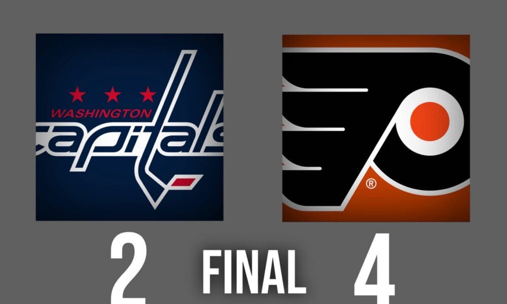 Drysdale's Power-Play Goal Lifts Flyers to 4-2 Win vs. Capitals