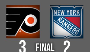 Matvei Michkov wins it in Overtime, Flyers Sneak Past Rangers 3-2