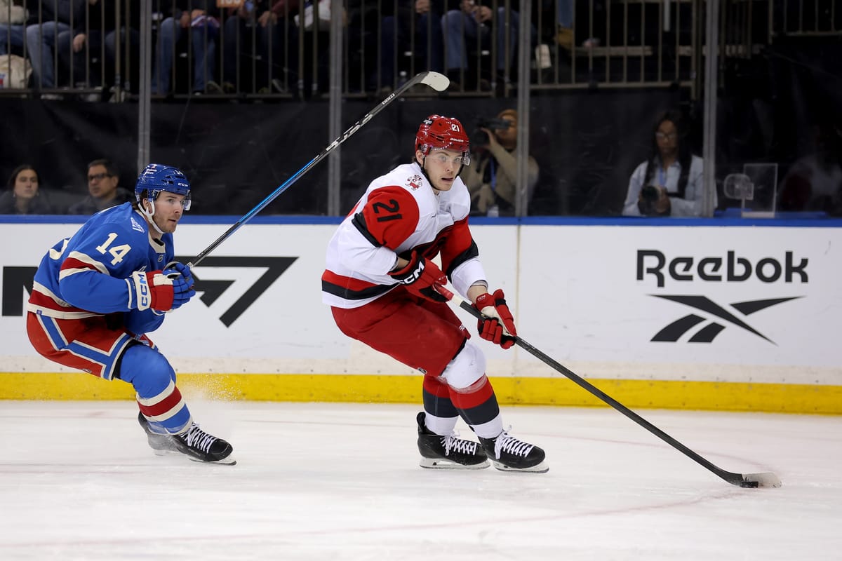 Rangers Sleepwalk Into Olympic Break With 2–0 Loss to Hurricanes