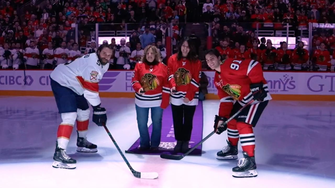 Hockey Fights Cancer Ceremonial Puckdrop