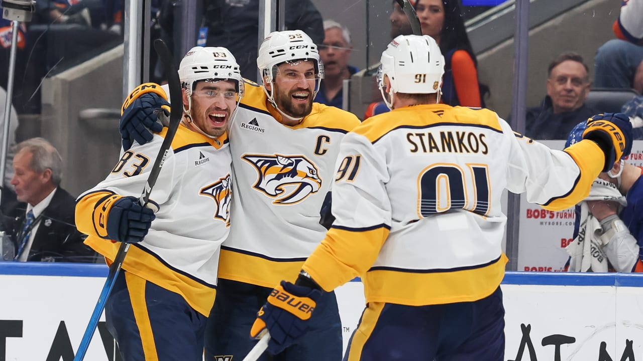 Forsberg Tallies Twice, Josi Scores Winner as Preds Beat Islanders to Finish Trip