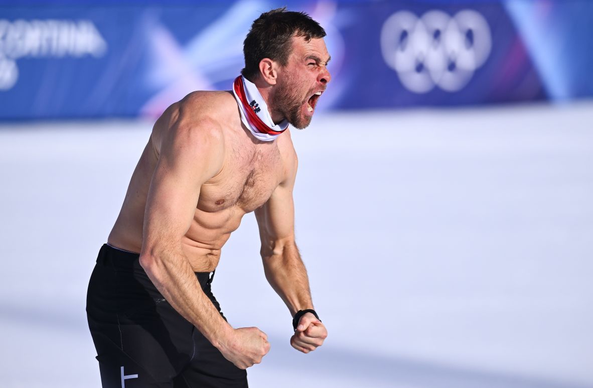 Austrian snowboarder Benjamin Karl <a href=