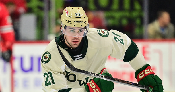 MINNESOTA WILD RECALLS DEFENSEMAN DAVID SPACEK FROM IOWA
