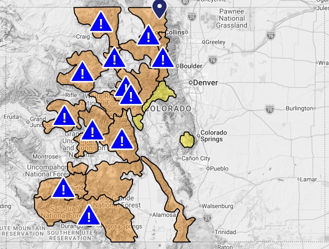 Dangerous avalanche conditions across Colorado mountains, officials say