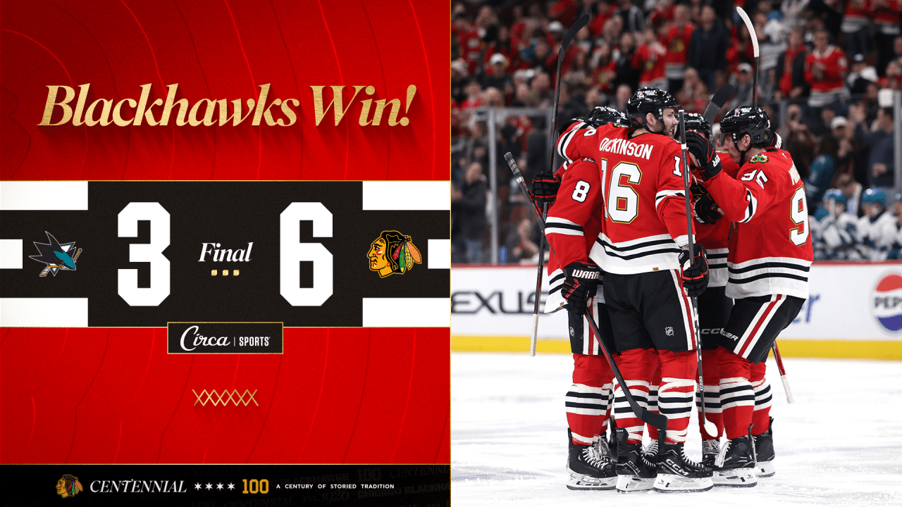 RECAP: Four-Point Nights from Donato and Mikheyev Lift Blackhawks Past Sharks