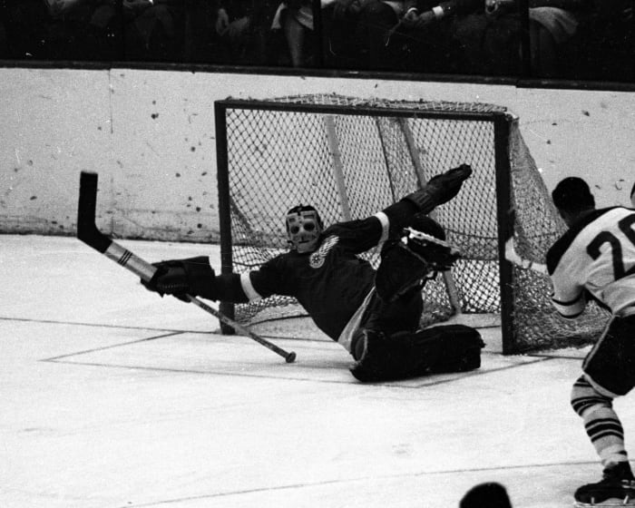 Terry Sawchuk, Goaltender, Detroit Red Wings, 1950-51