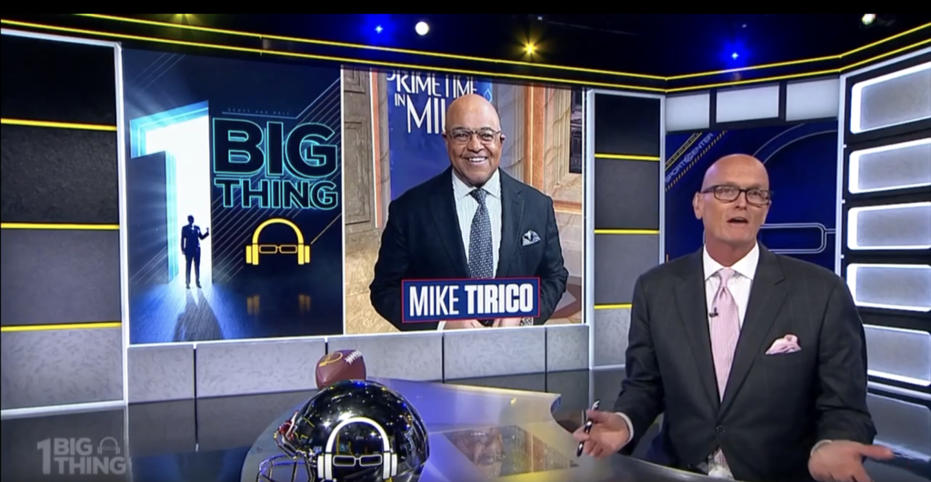 Scott Van Pelt pays tribute to Mike Tirico as best in the business
