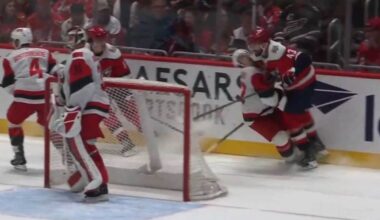 Tom Wilson’s big hit on Logan Stankoven sparks Capitals’ comeback win over Hurricanes