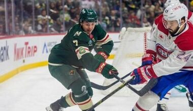 Kaprizov Lifts Wild Past Canadiens In Overtime Thriller