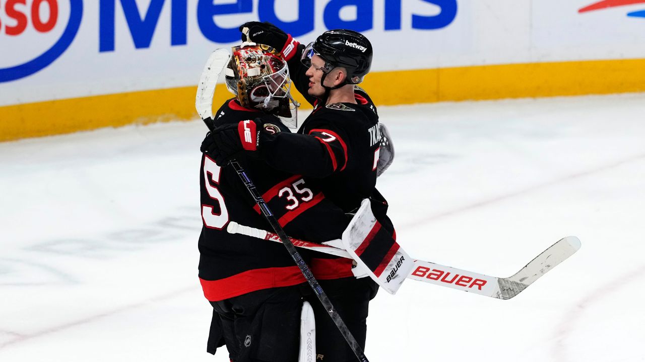 Ullmark inspires Senators to victory in return from mental-health leave