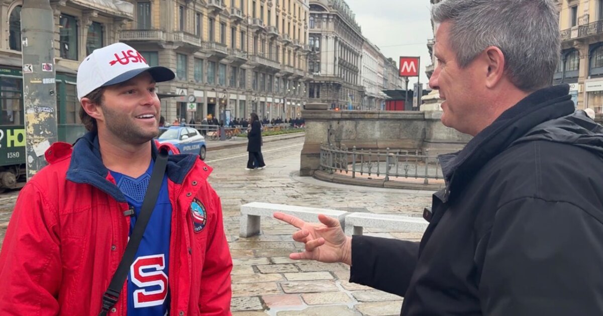USA, Canada hockey fans descend on Milan