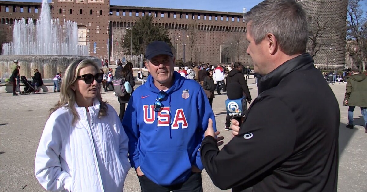 Proud parents of Jack and Quinn Hughes talk with WPTV about Team USA Hockey