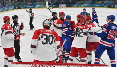Jack Eichel, Brady Tkachuk power U.S. past Denmark 6-3 at hocky Olympics