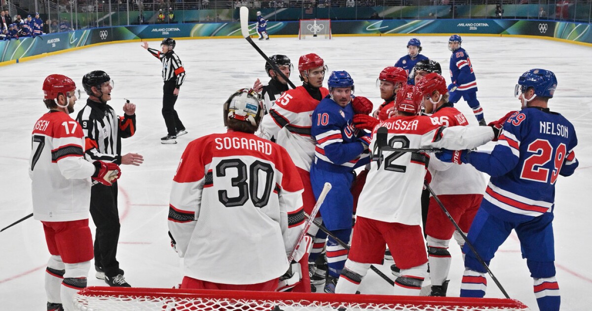 Jack Eichel, Brady Tkachuk power U.S. past Denmark 6-3 at hocky Olympics