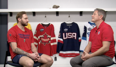 Balinskis representing Latvia at Milan Olympics