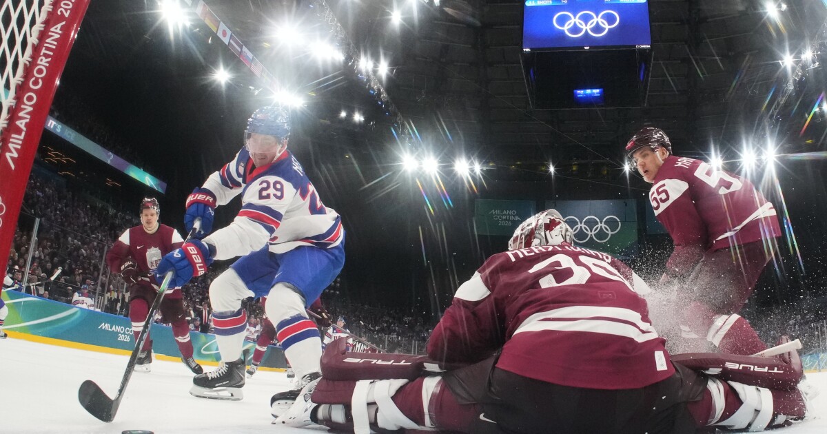 Brock Nelson shines on 'another big stage' for the US at the Olympics