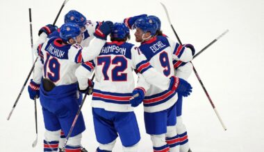 Whitefish's Jake Sanderson, U.S. roll into gold medal hockey game vs. Canada