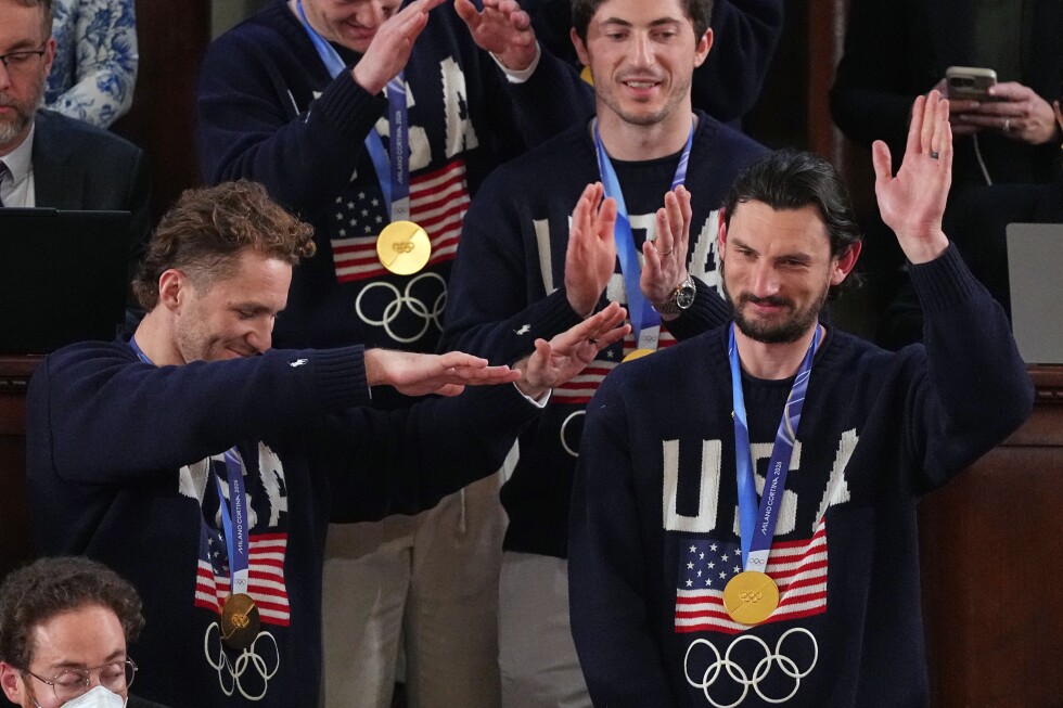 US men's hockey team feted at State of the Union; Trump says women's team will be honored