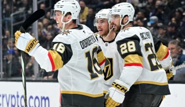 Golden Knights score 5 in third period to beat Kings 6-4 and spoil Artemi Panarin’s LA debut