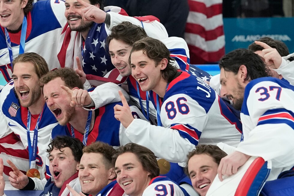 US men's hockey gold, Gu's halfpipe win highlight final day of Milan Cortina Games