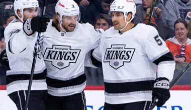 Kings beat Flyers in overtime after giving up two-goal lead