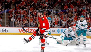 Ryan Donato's long-awaited offensive eruption pushes Blackhawks past Sharks