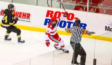 St. John's hockey team splits MIAC home-and-home with Gustavus