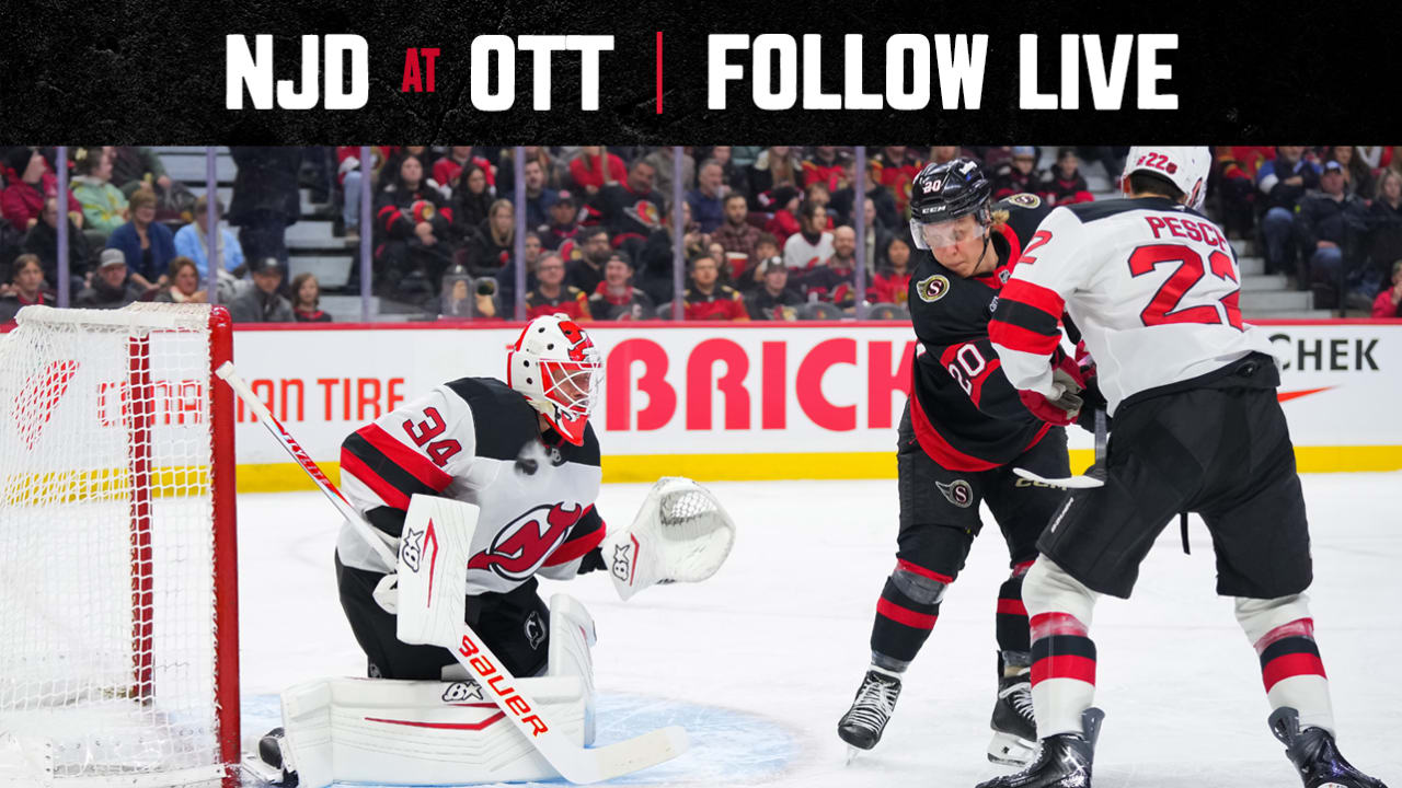 LIVE UPDATES: Devils 1, Senators 1