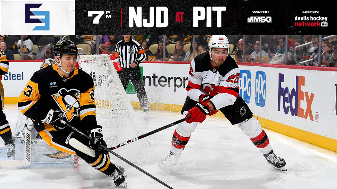 Devils Look to Bounce Back in Pittsburgh | PREVIEW
