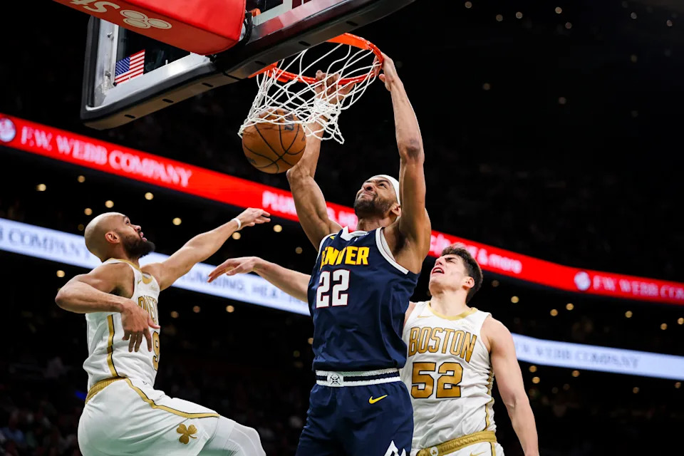 The Nuggets beat the Celtics in their first meeting last month. (Adam Glanzman/Getty Images)