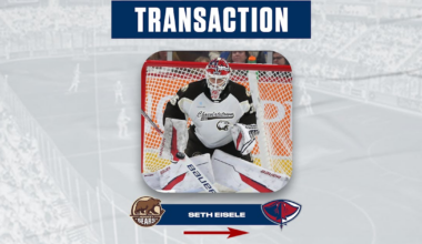 South Carolina Stingrays | SETH EISELE RETURNED ON LOAN TO STINGRAYS